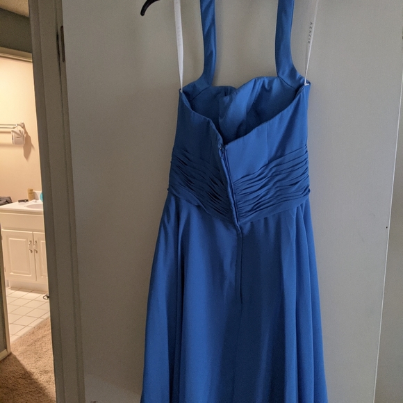 Azazie Haley blue brides maid dress - Picture 5 of 6